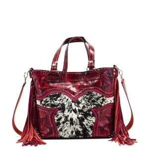 010 Taylor - Black & White w/ Burgundy Skulls