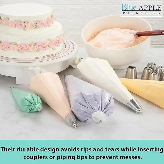 10.75X20 inches Piping Bags for Pastry, Cakes 3.25 Mil Tuf-R® LLDPE