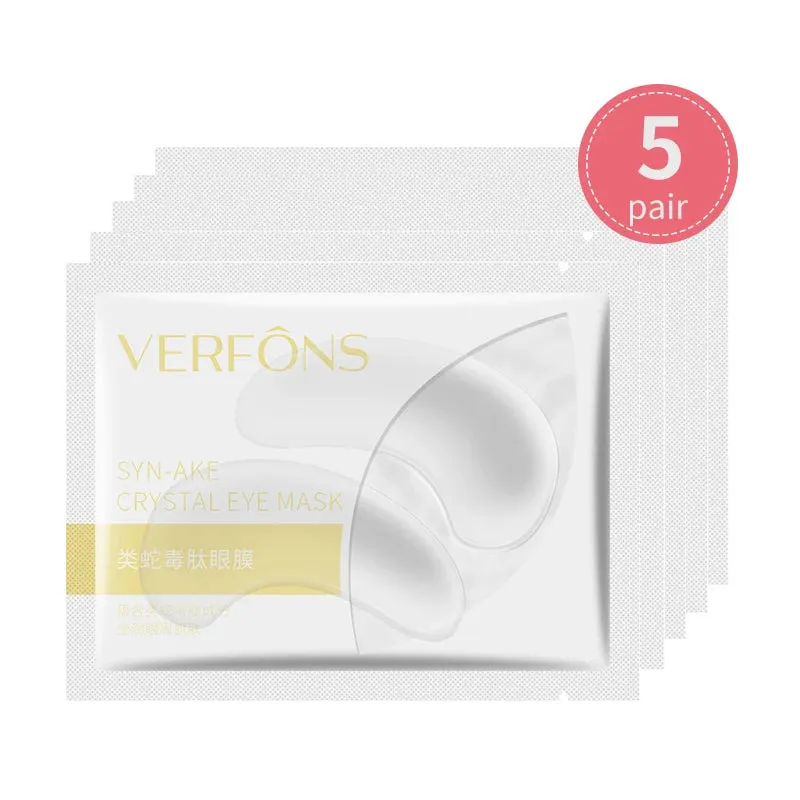 10pcs=5packs Gold Crystal Collagen Eye Mask Eye Patches Eye Mask For Face Care Dark Circles Remove Gel Mask for the Eyes