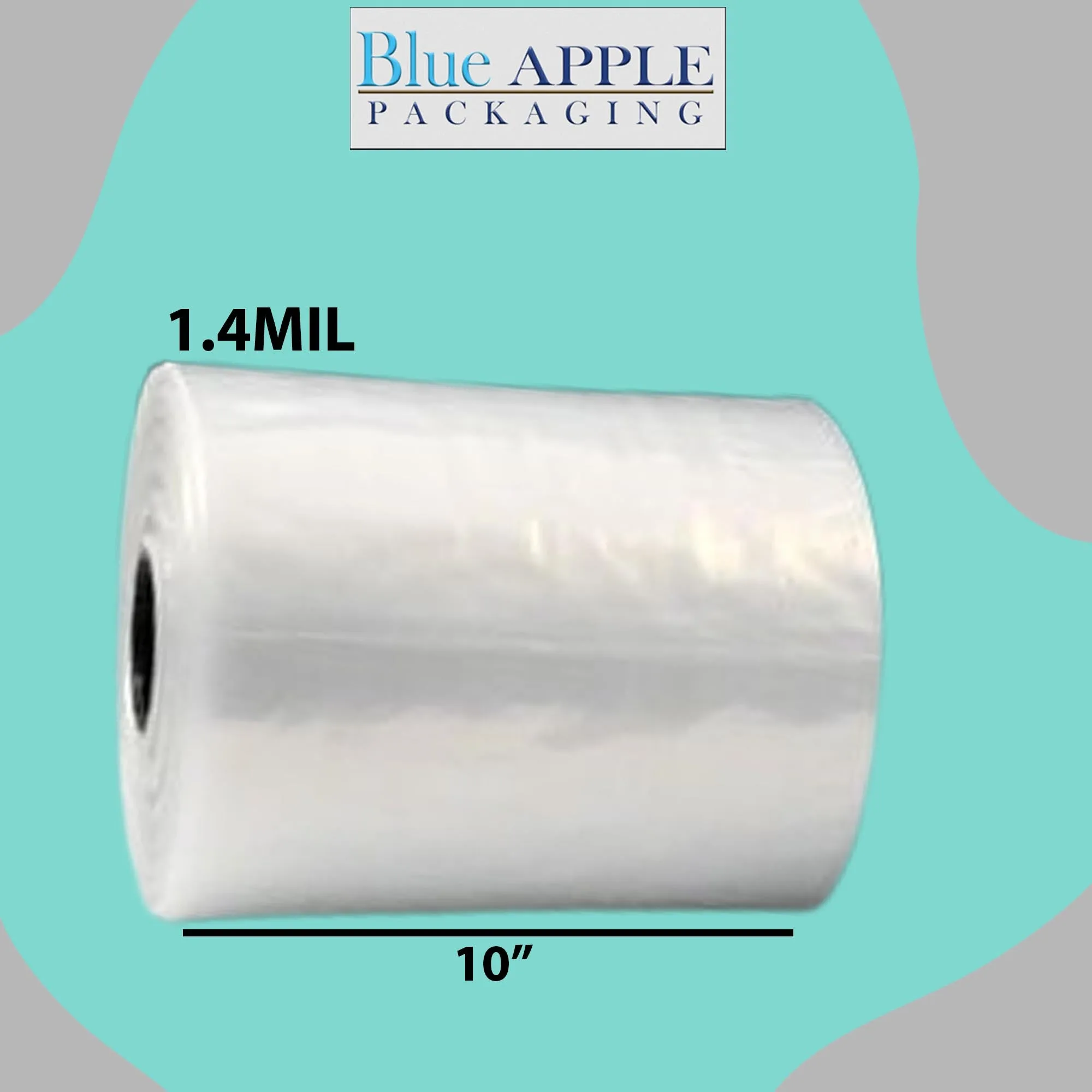 10X12 Inches Kwik-Fill® Pre-Opened Poly Bags on Roll 1.4 Mil AutoBags 1250/RL