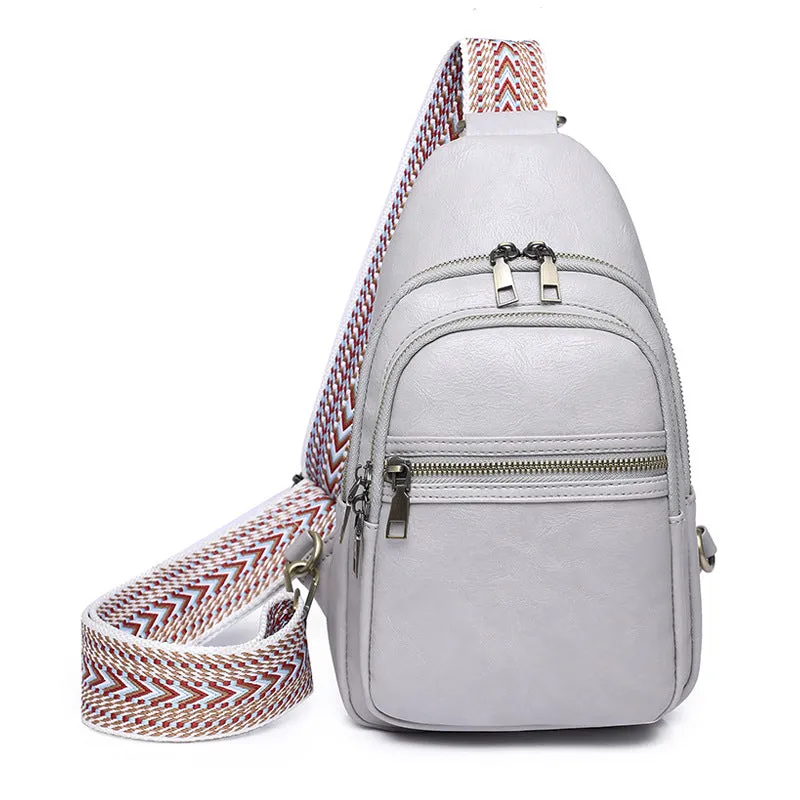 2025 Find factory raw New genderless bags, breast bags, women's simple, retro messenger bags, messenger bags
