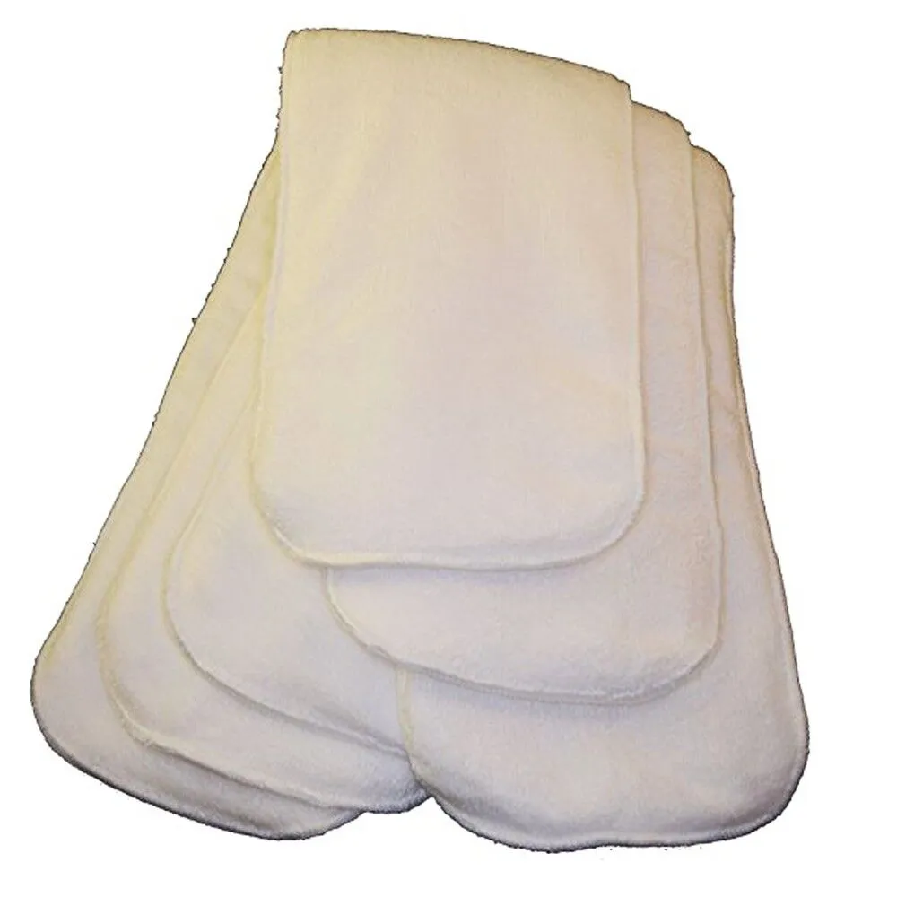 2Pcs Reusable Diapers  2pcs Microfiber Inserts