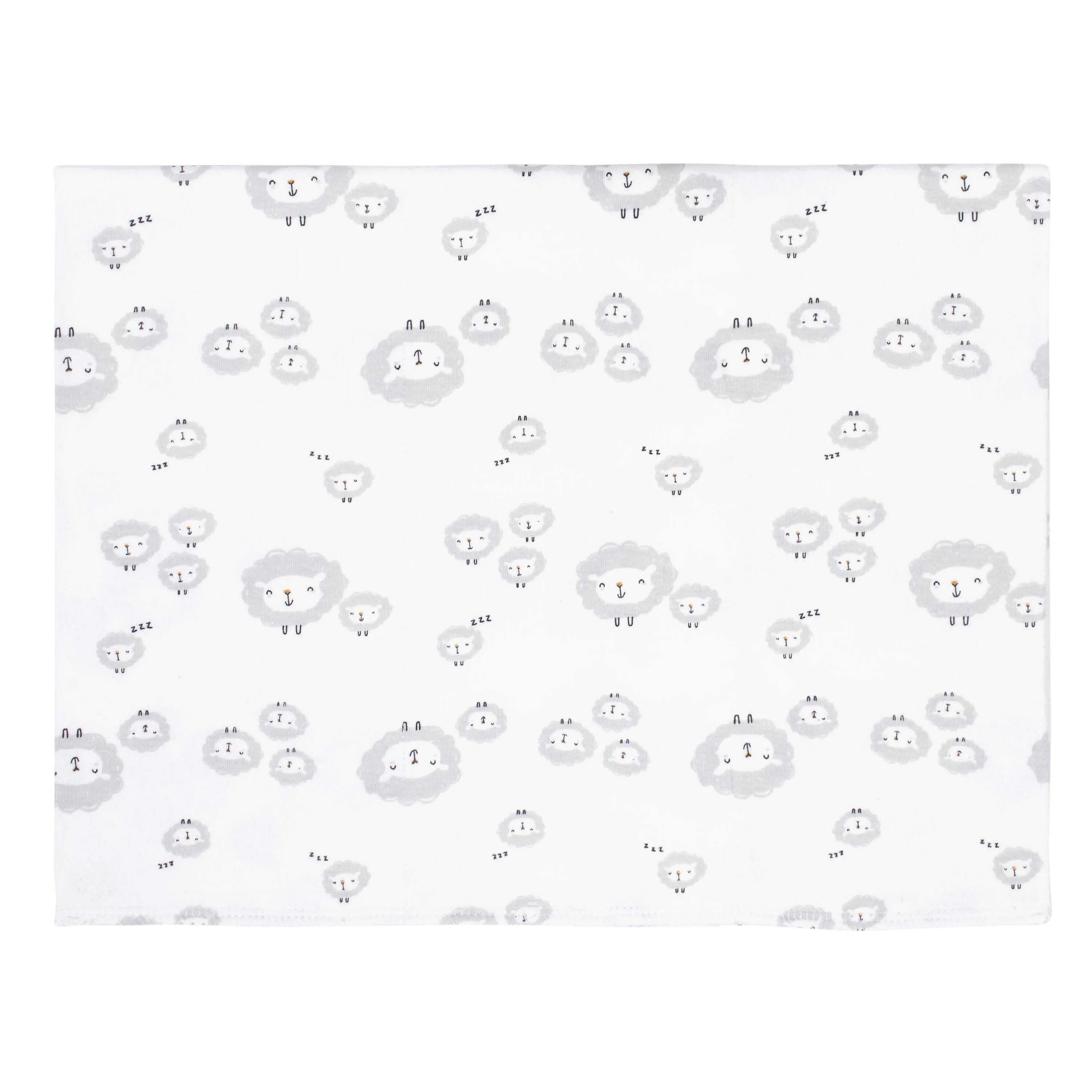 3-Pack Baby Unisex Lamb Knit Burp Cloths