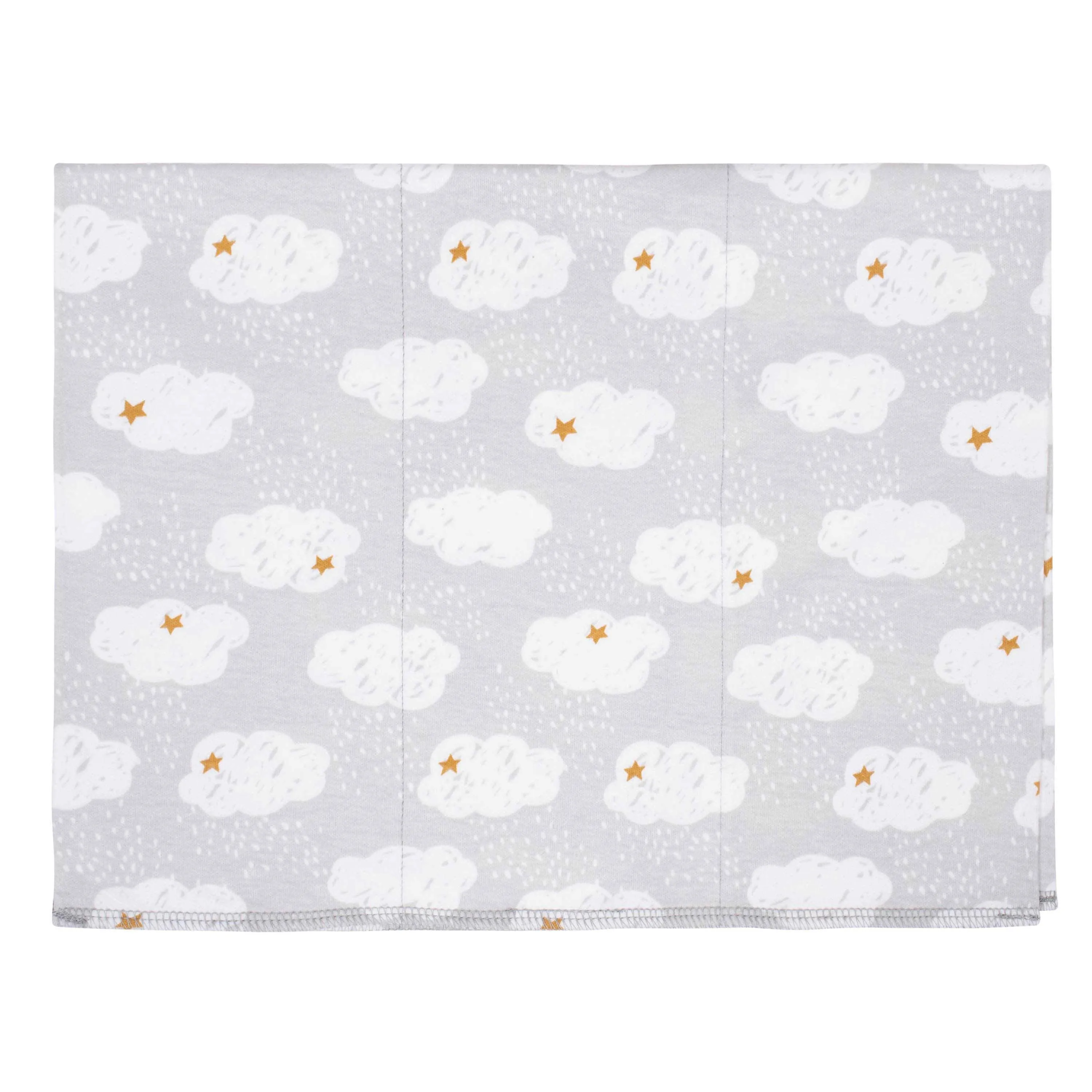 3-Pack Baby Unisex Lamb Knit Burp Cloths