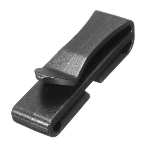 5Pcs / Lot Black Belt Clip Buckles Plastic For Backpack Strap Webbing