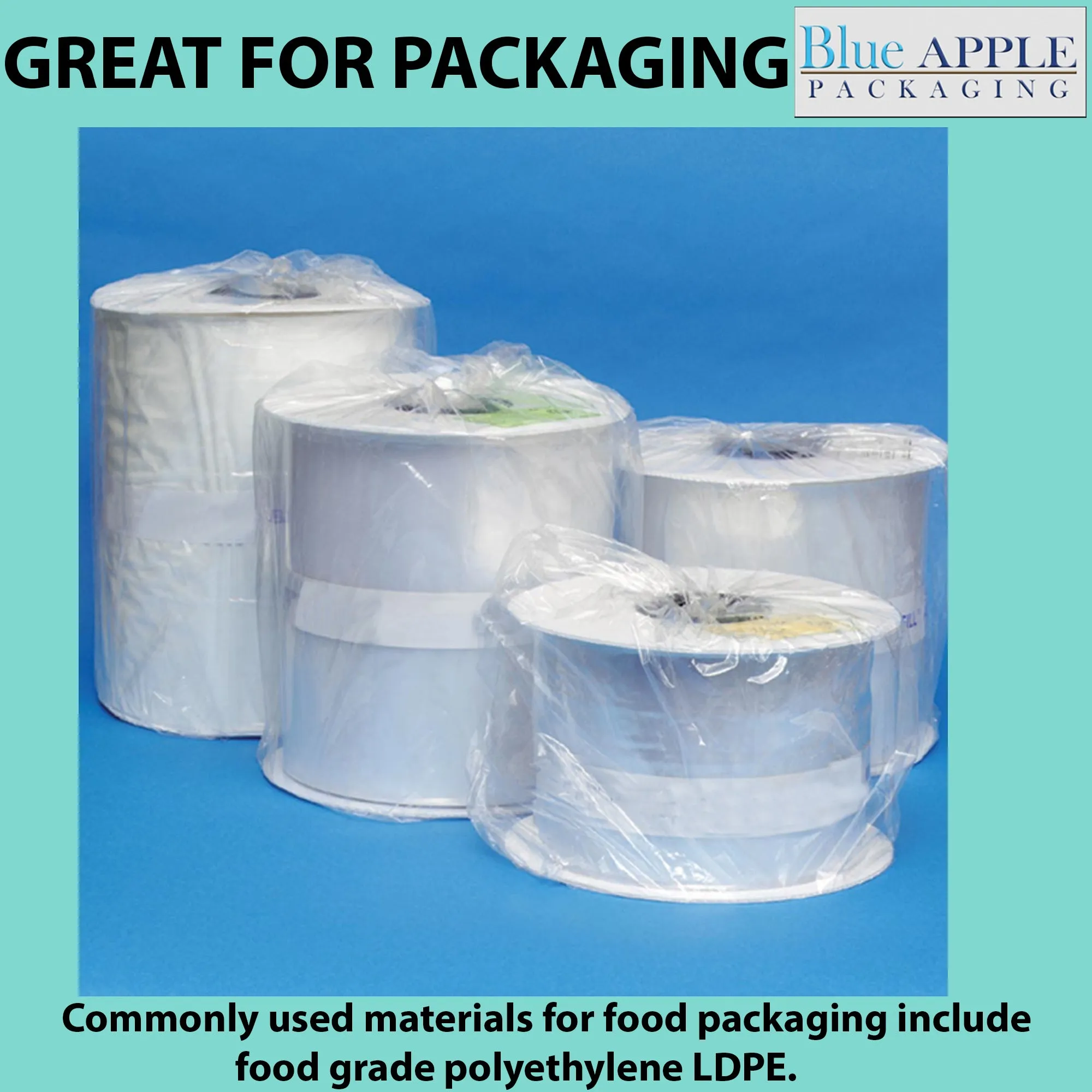 6.5X8 Inches Kwik-Fill® Pre-Opened Poly Bags on Roll 1.4 Mil AutoBags 1750/RL