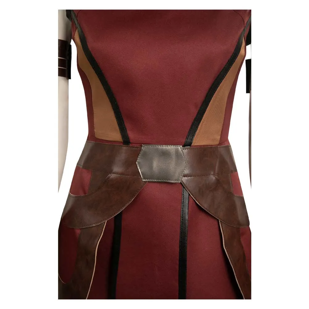 Ahsoka Tano Childhood Red Cosplay Costume Outfits Halloween Carnival Suit