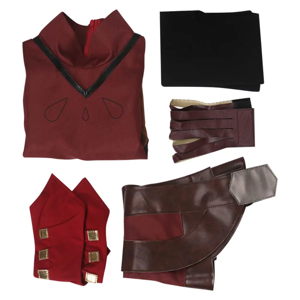 Ahsoka Tano Childhood Red Cosplay Costume Outfits Halloween Carnival Suit