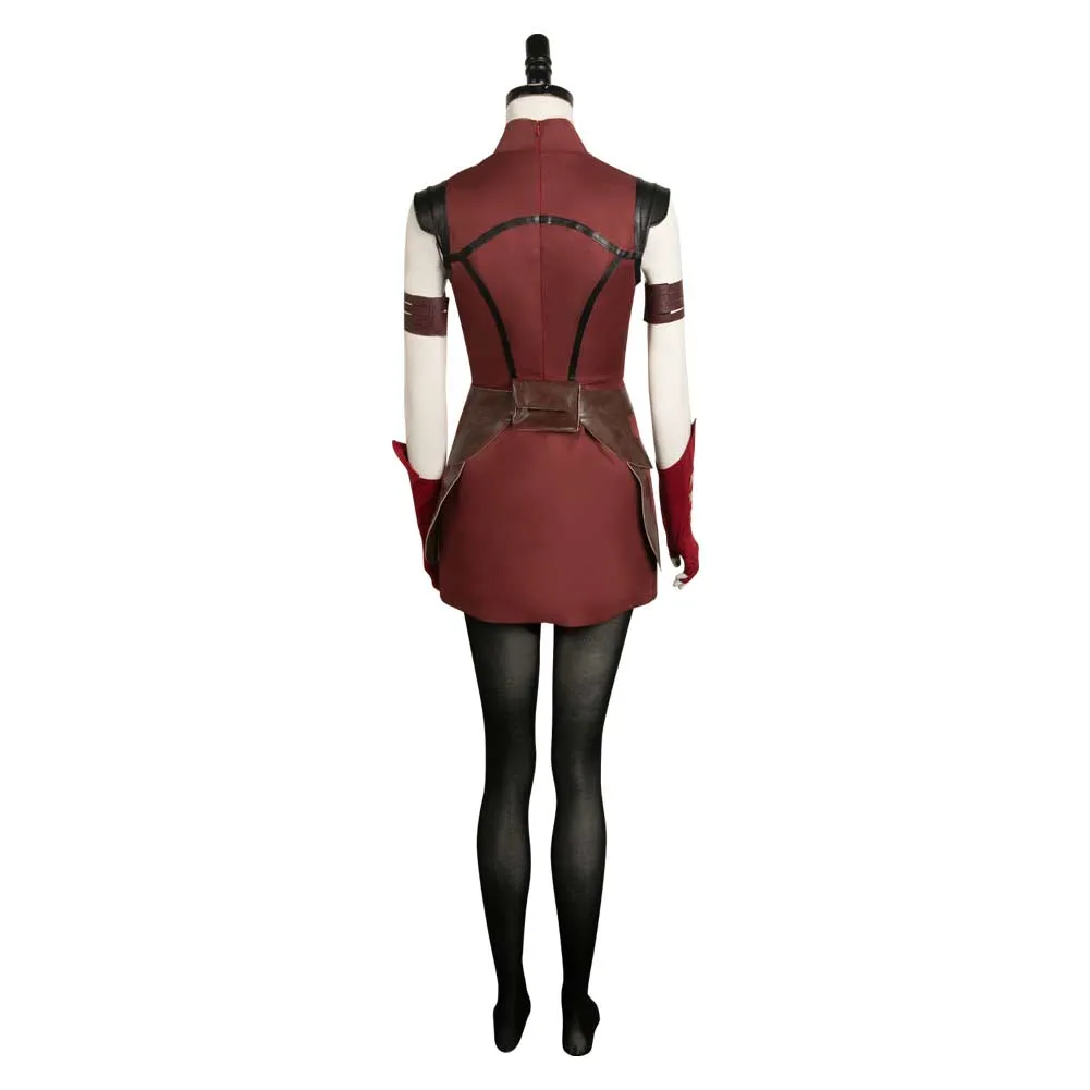 Ahsoka Tano Childhood Red Cosplay Costume Outfits Halloween Carnival Suit