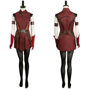 Ahsoka Tano Childhood Red Cosplay Costume Outfits Halloween Carnival Suit
