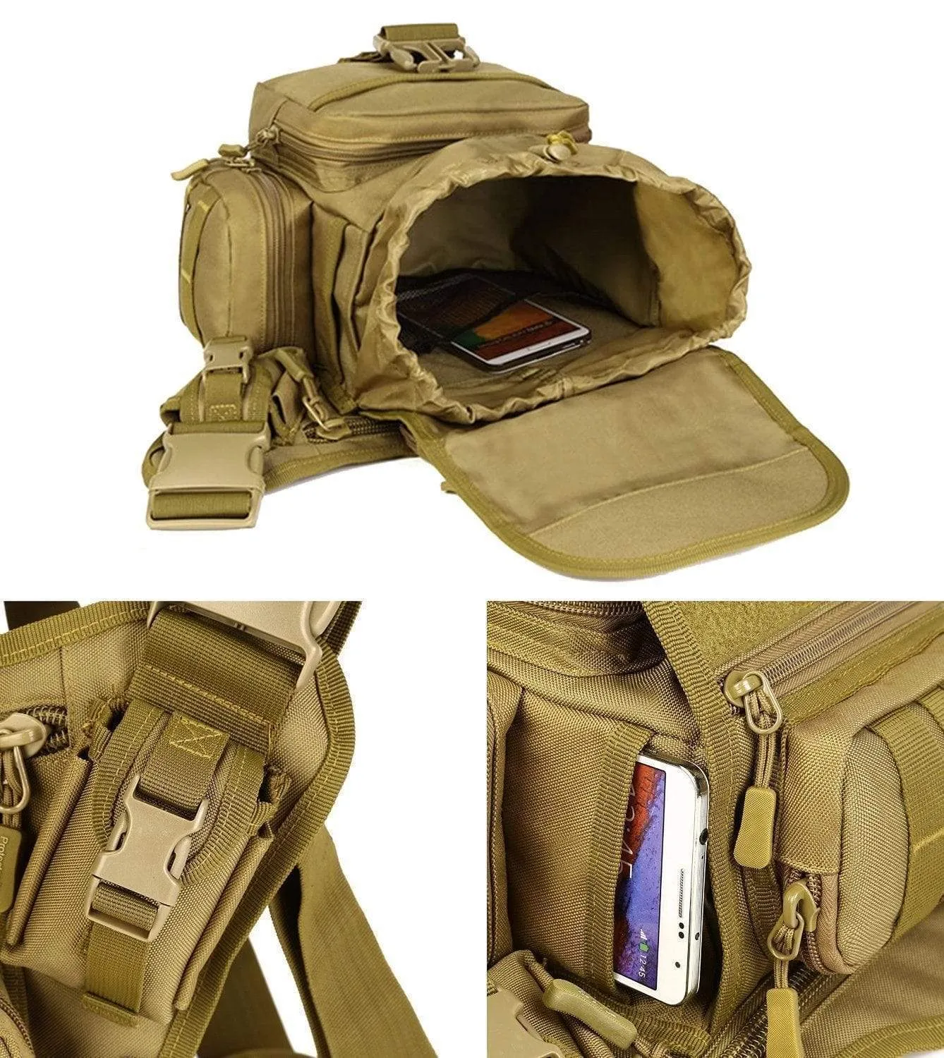All-in-one Nylon Messenger Bag