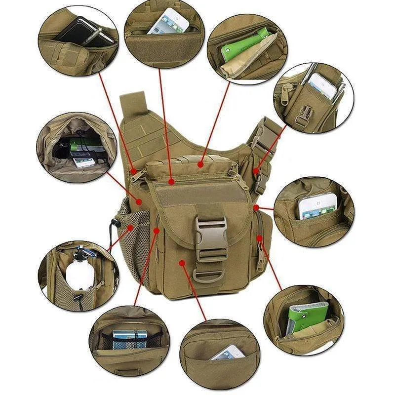 All-in-one Nylon Messenger Bag