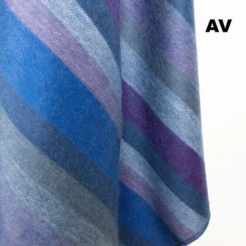Alpaca Bed Blanket - Striped