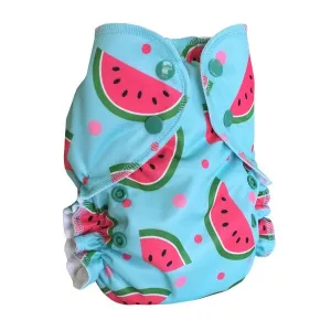 AMP Diapers One Size Duo Pocket Diaper - Watermelon