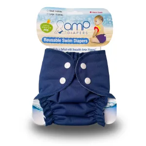 AMP Reusable Swim Diaper - Navy