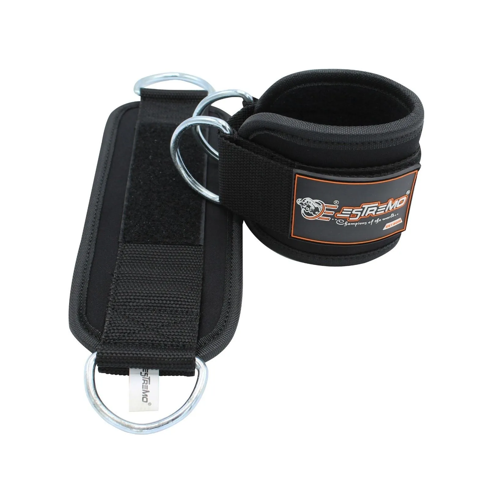 Ankle Straps for Cable Machine - Black