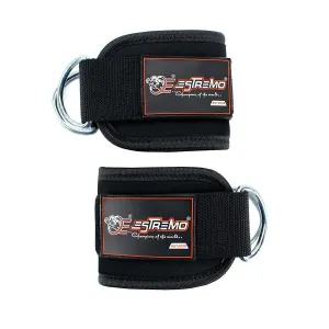 Ankle Straps for Cable Machine - Black