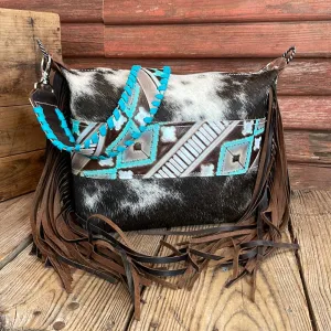 Annie - Black & White w/ Cocoa Navajo