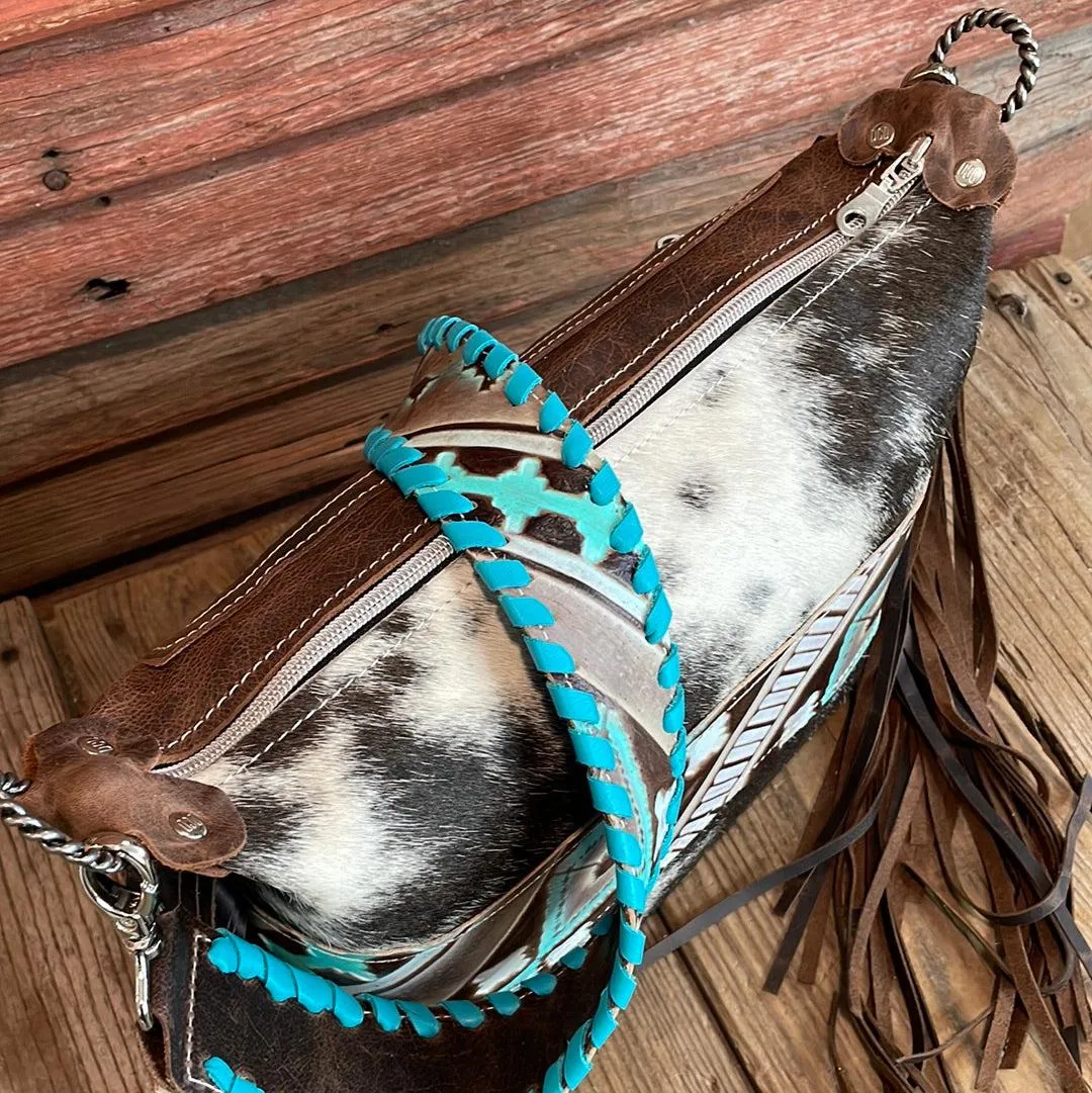 Annie - Black & White w/ Cocoa Navajo