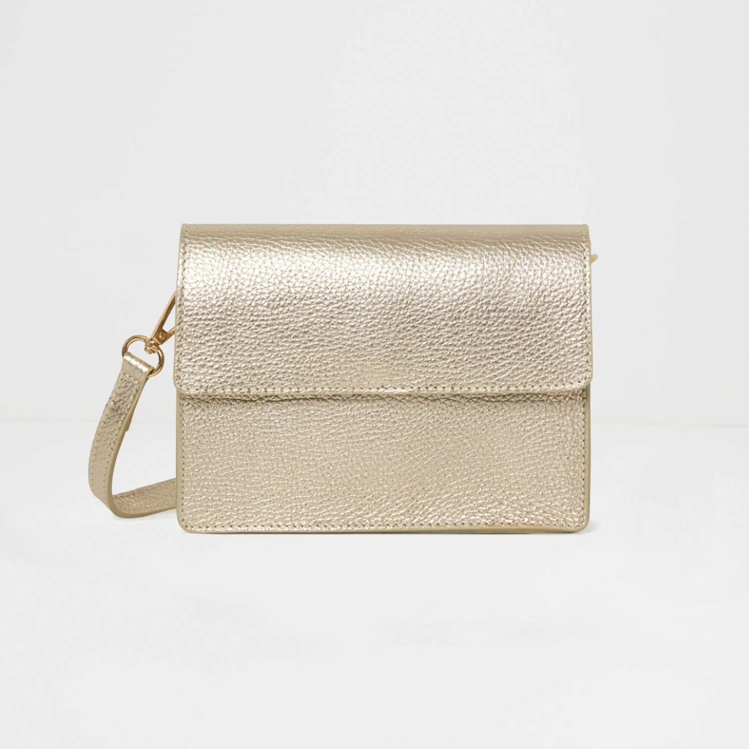 Anzio Clutch Bag with Leather Strap