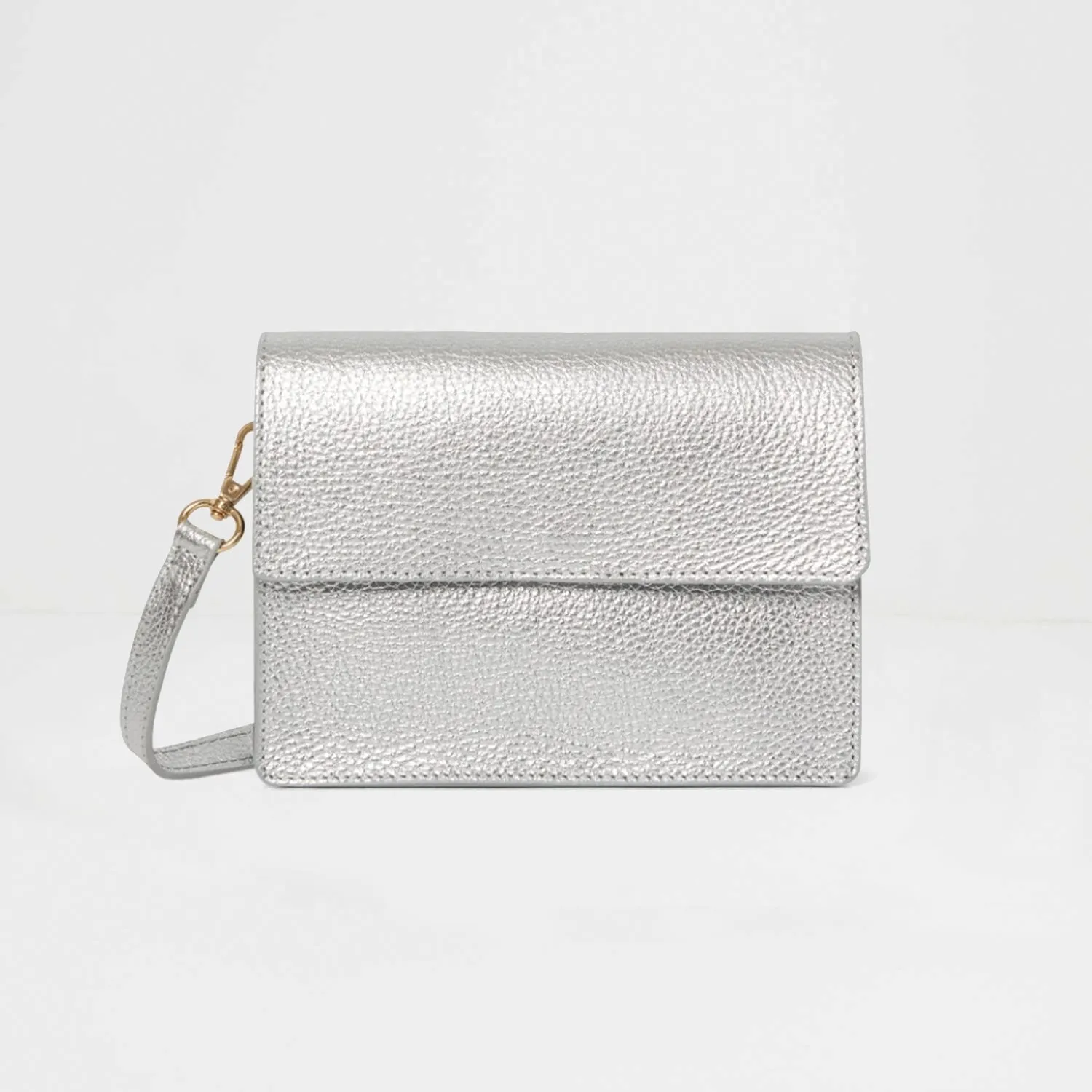 Anzio Clutch Bag with Leather Strap