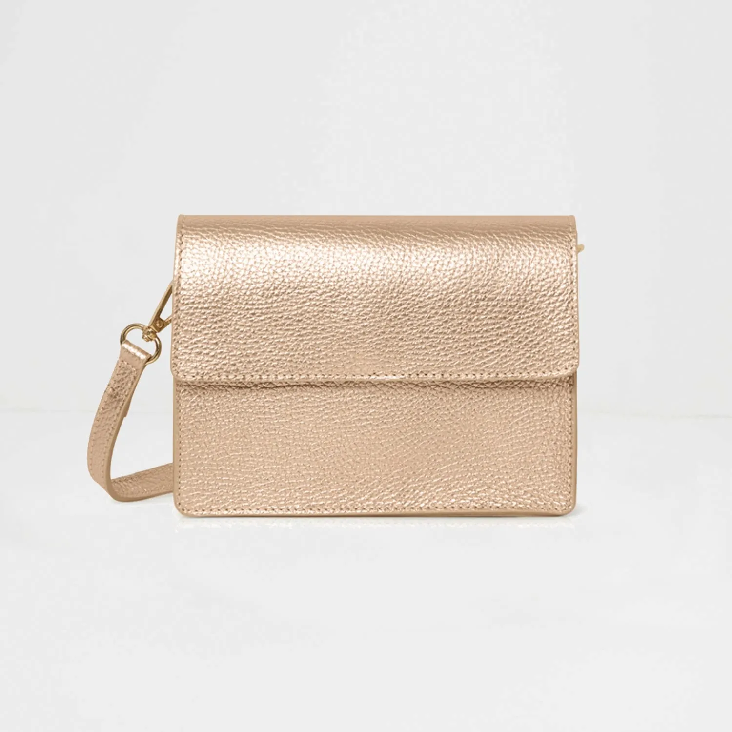 Anzio Clutch Bag with Leather Strap