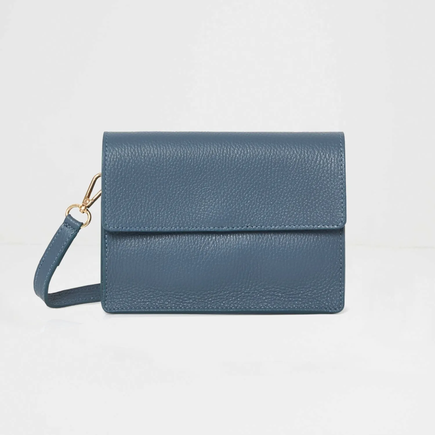 Anzio Clutch Bag with Leather Strap