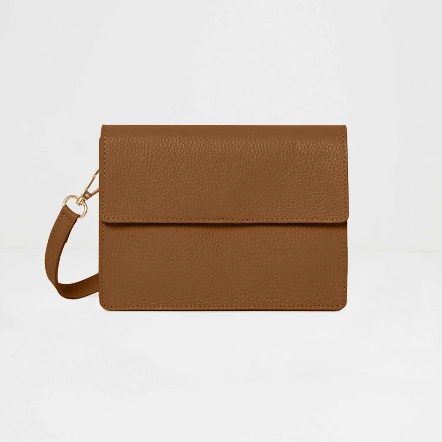 Anzio Clutch Bag with Leather Strap