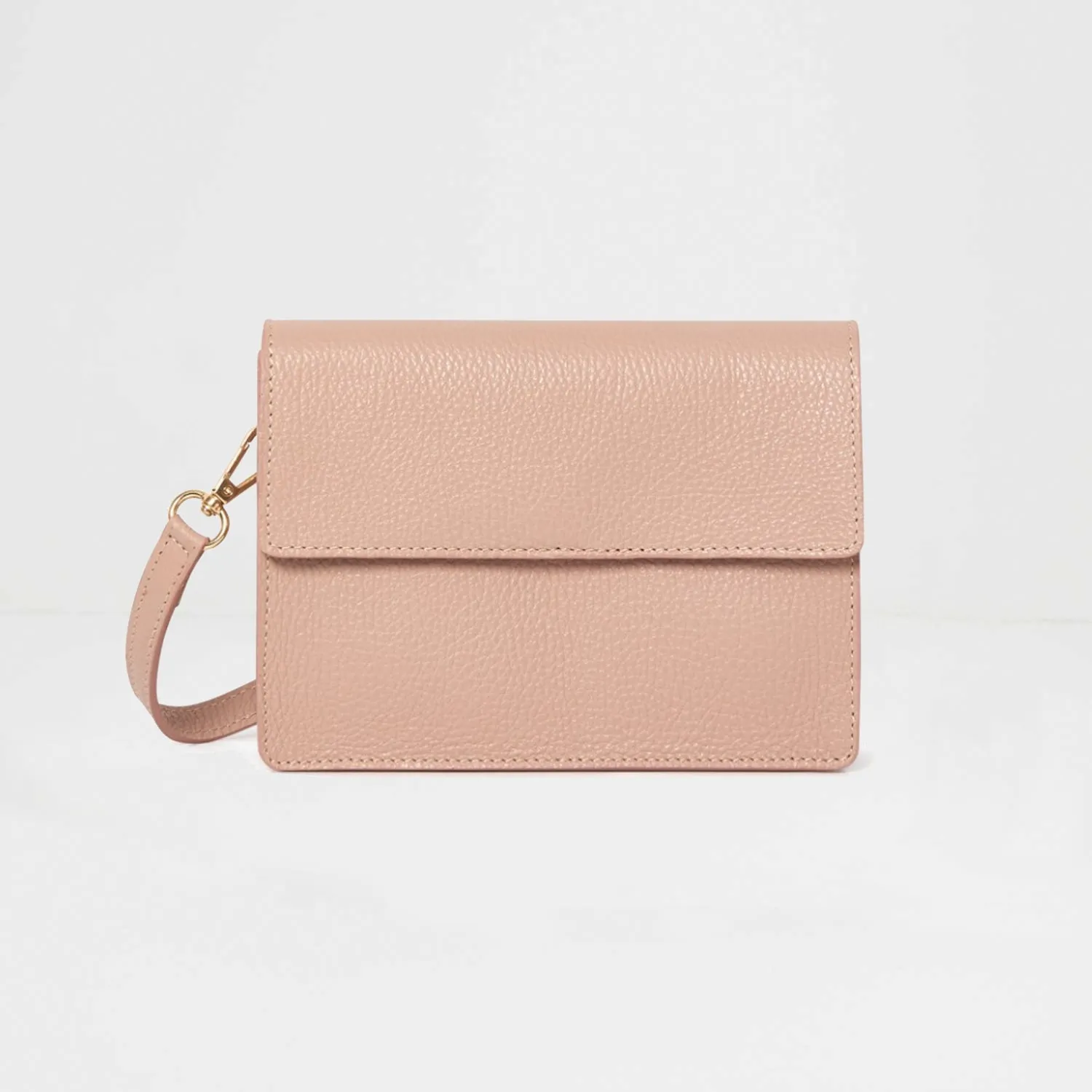 Anzio Clutch Bag with Leather Strap