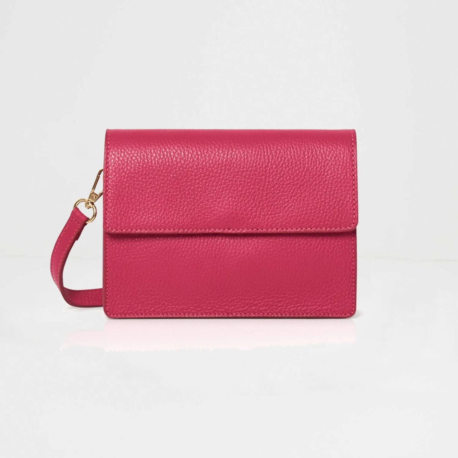 Anzio Clutch Bag with Leather Strap