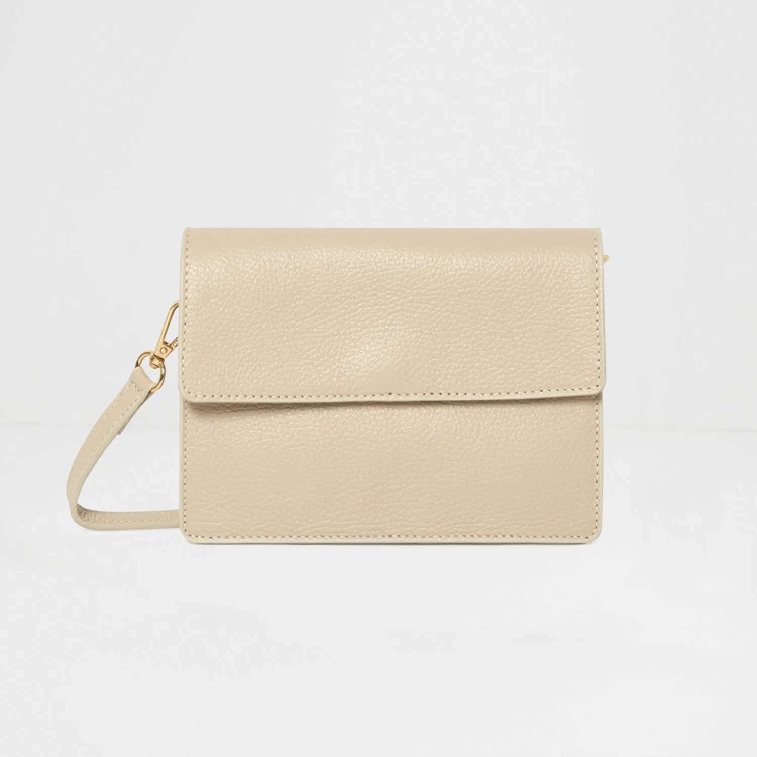 Anzio Clutch Bag with Leather Strap