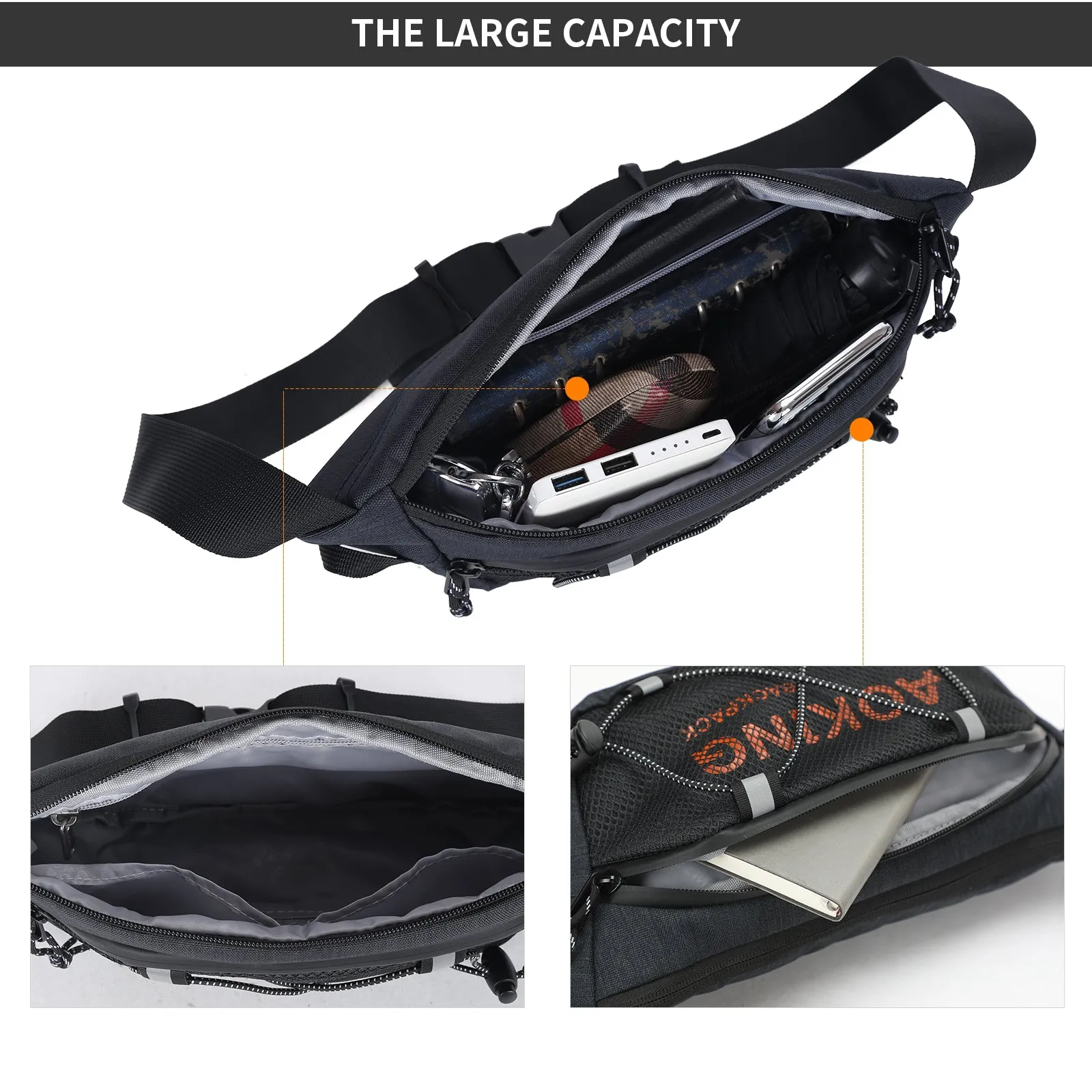 Aoking Fashion Waterproof Crossbody Sling Bag SY3090