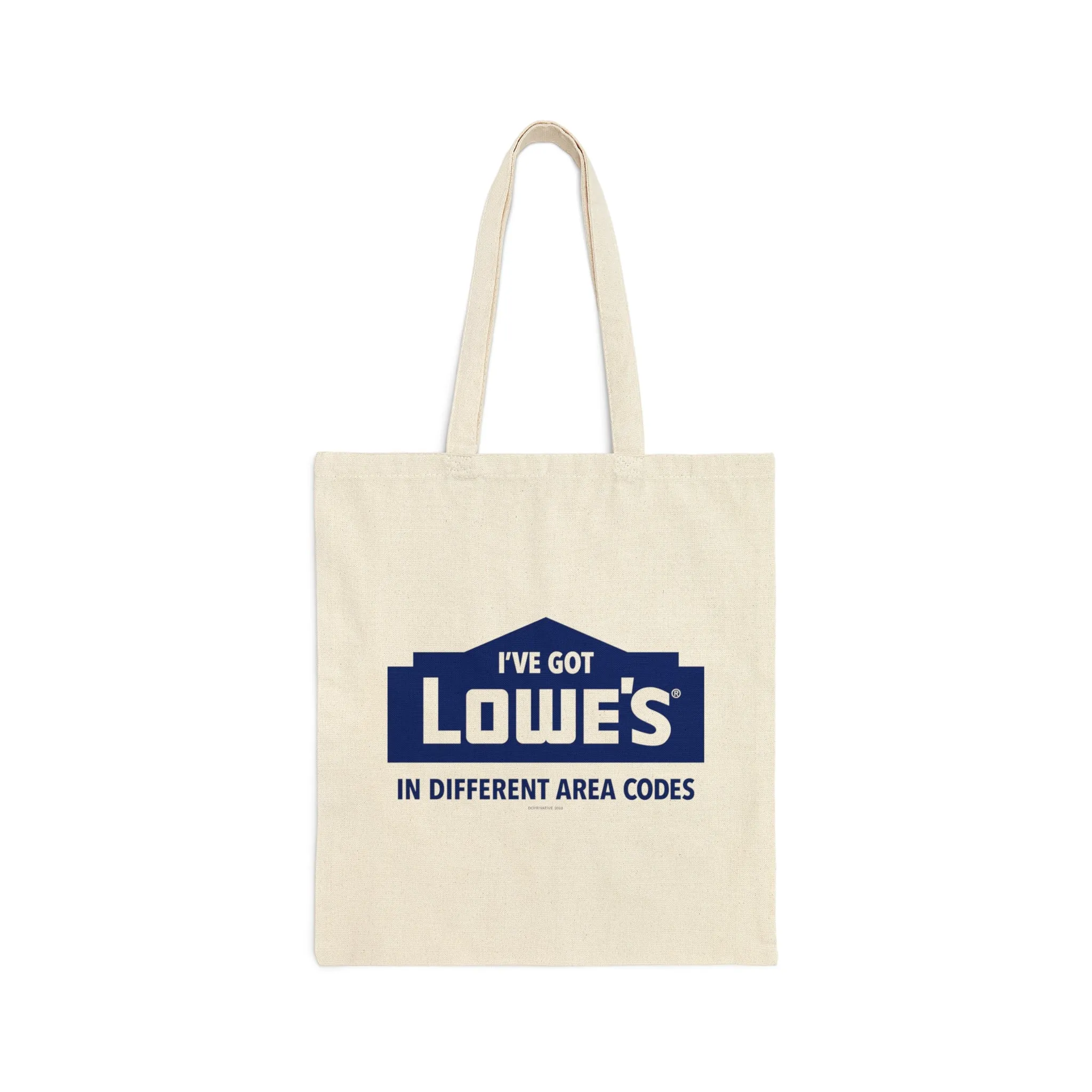 Area Codes - Cotton Canvas Tote Bag