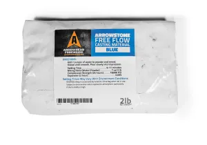 Arrowhead Forensics Arrowstone Free Flow Casting Material Single Use Bags Blue 2 lbs A-5067