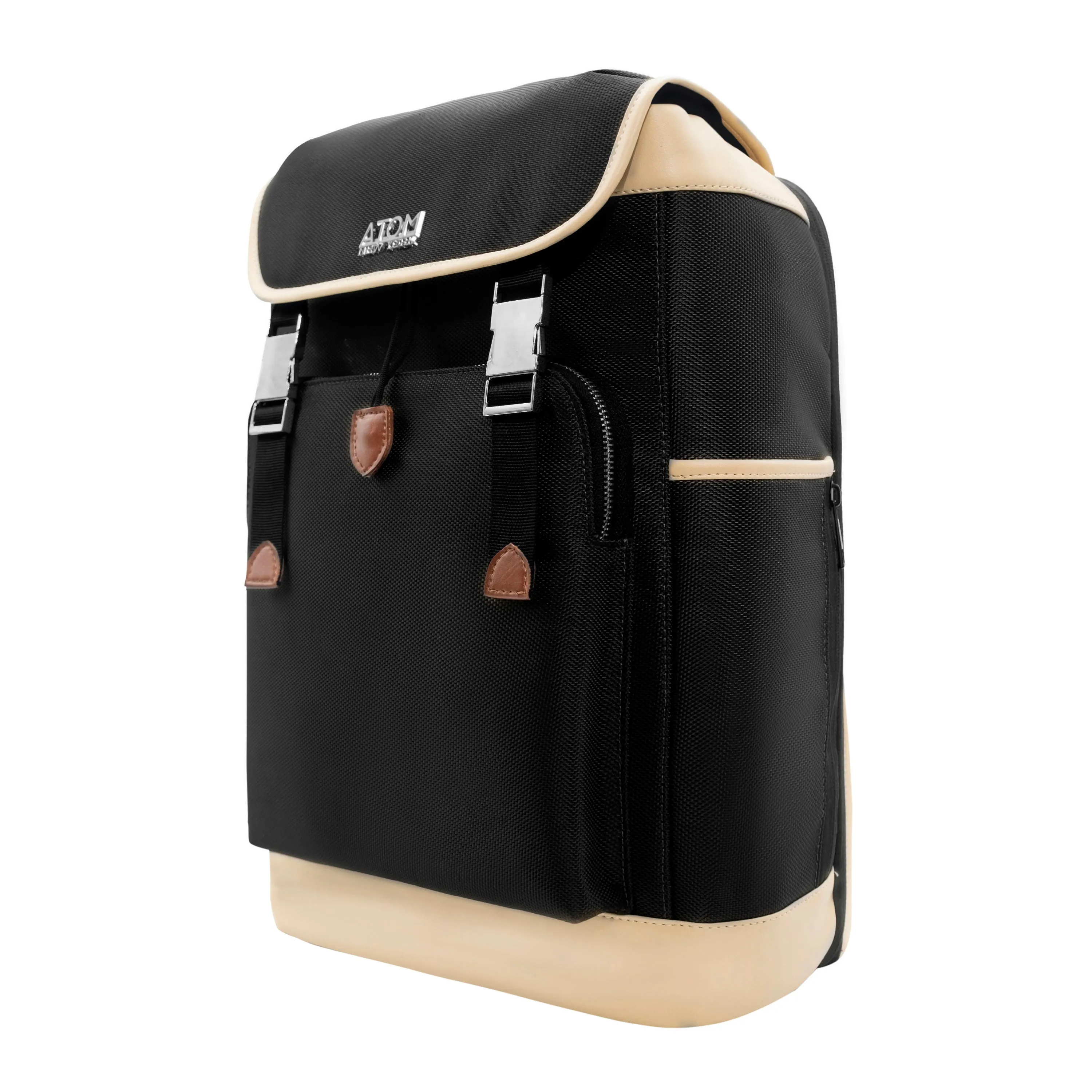ATOM NEW YORK ULTIMATE BACKPACK - Black and Beige