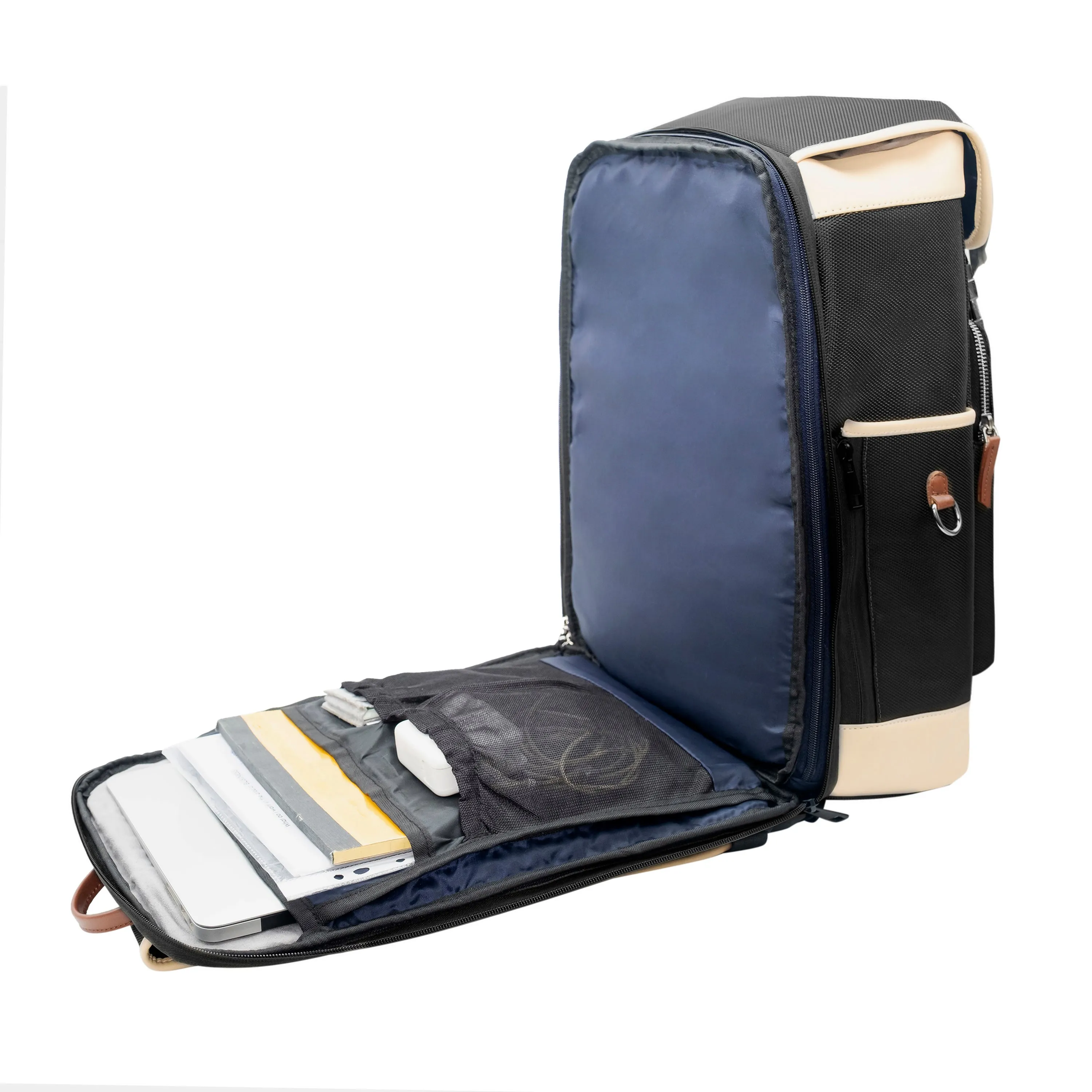 ATOM NEW YORK ULTIMATE BACKPACK - Black and Beige