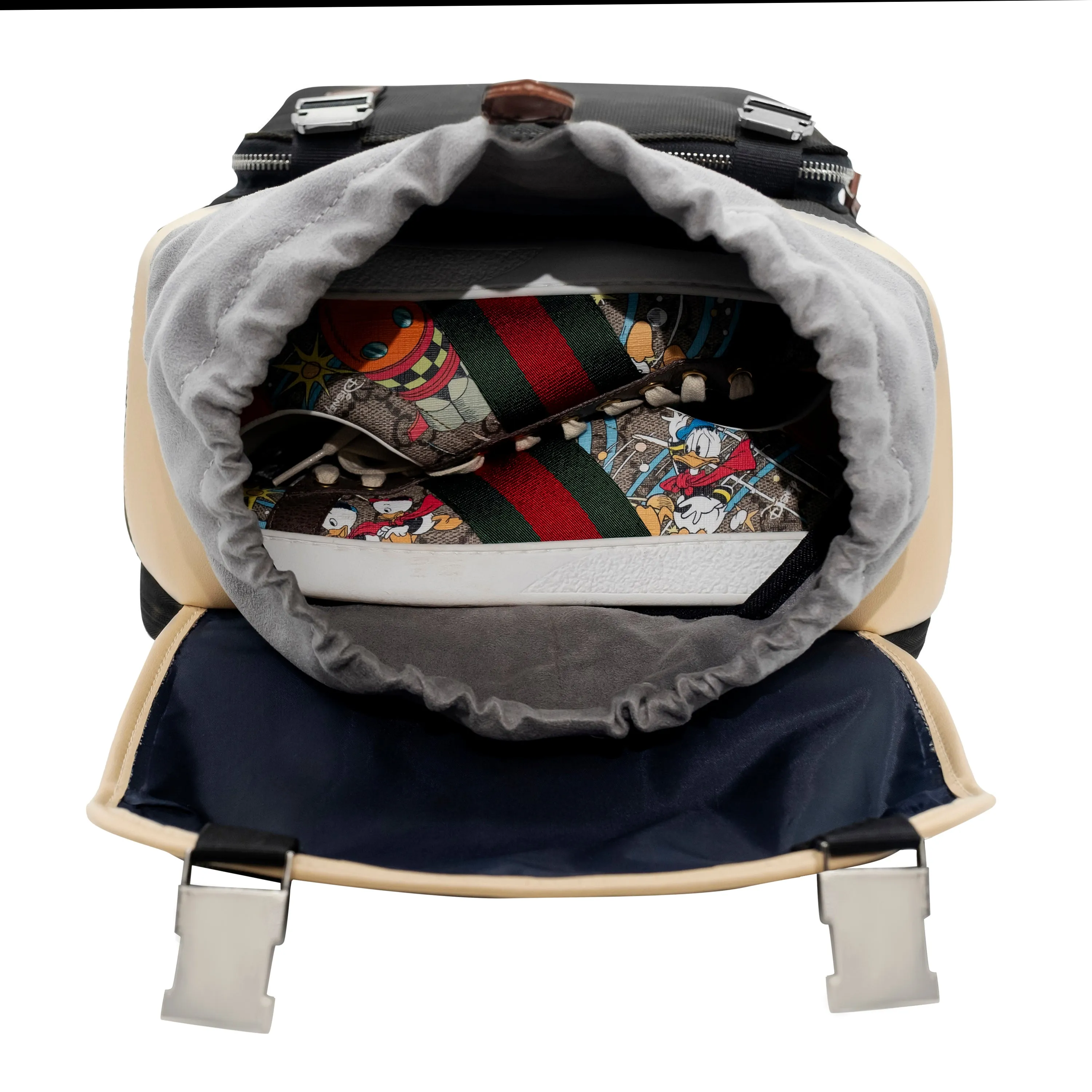 ATOM NEW YORK ULTIMATE BACKPACK - Black and Beige