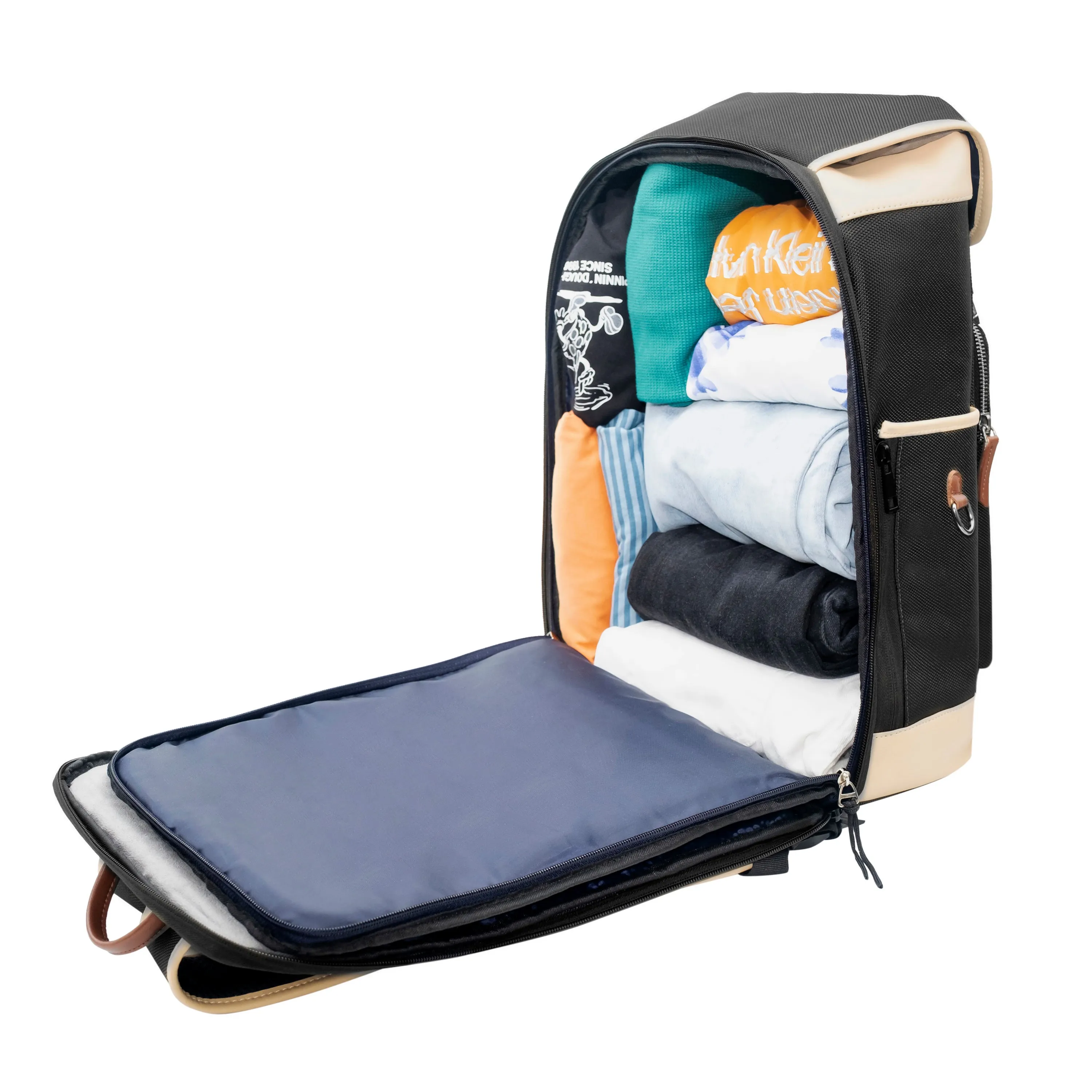 ATOM NEW YORK ULTIMATE BACKPACK - Black and Beige
