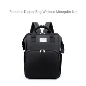 Baby Diaper Bags Backpack Large Capacity Waterproof Baby Outdoor Travel Crib Bed Cot Foldable 3 In1 Daddy Maternity Bag for Baby