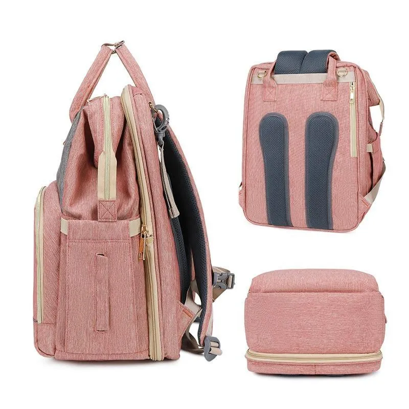 Baby Diaper Nappy Bag Backpack - 3 in 1  with Changing Station