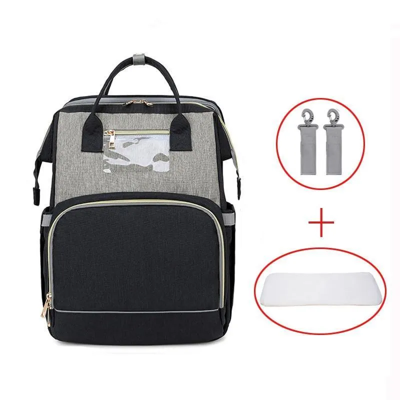 Baby Diaper Nappy Bag Backpack - 3 in 1  with Changing Station