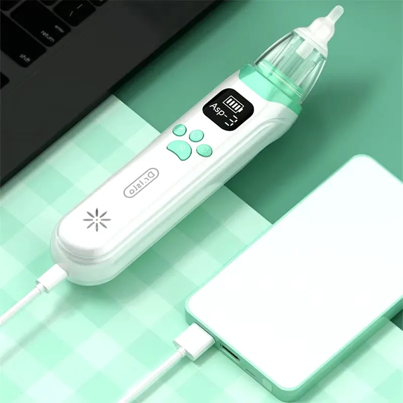 Baby Electronic Nasal Aspirator - Safe, Fast, Hygienic Snot Sucker for Newborn & Toddler