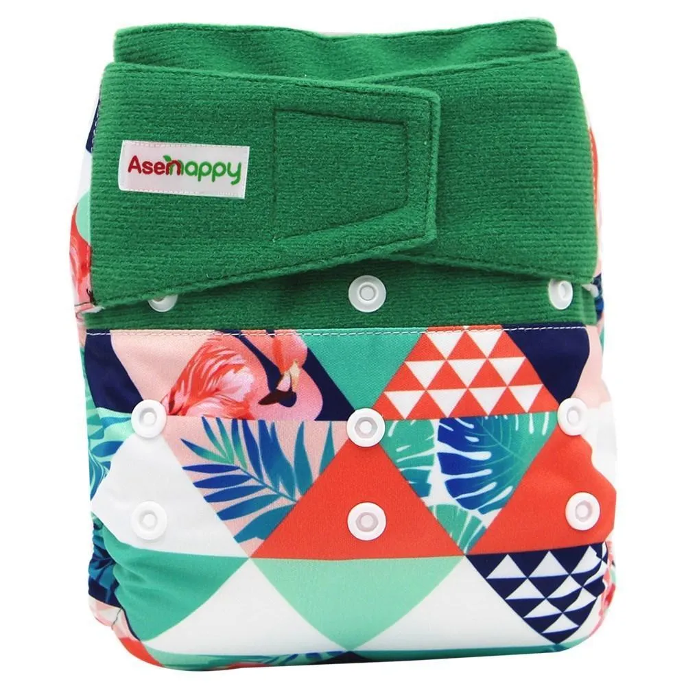 Baby Pocket Cloth Diaper Suede Cloth Inner Washable Reusable Eco-Friendly Nappies Cover Wrap In Modern Elegant Deisgn For Baby