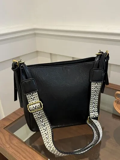 Bag To Basics PU Leather Adjustable Strap Crossbody Bag (4 Colors)