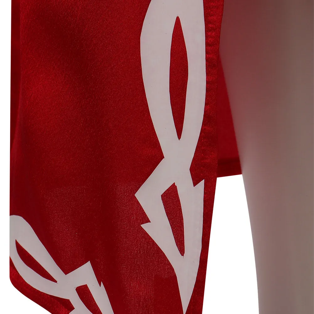 Baldur's Gate 3 Game Warlock Red Suit Cosplay Costume Outfits Halloween Carnival Suit