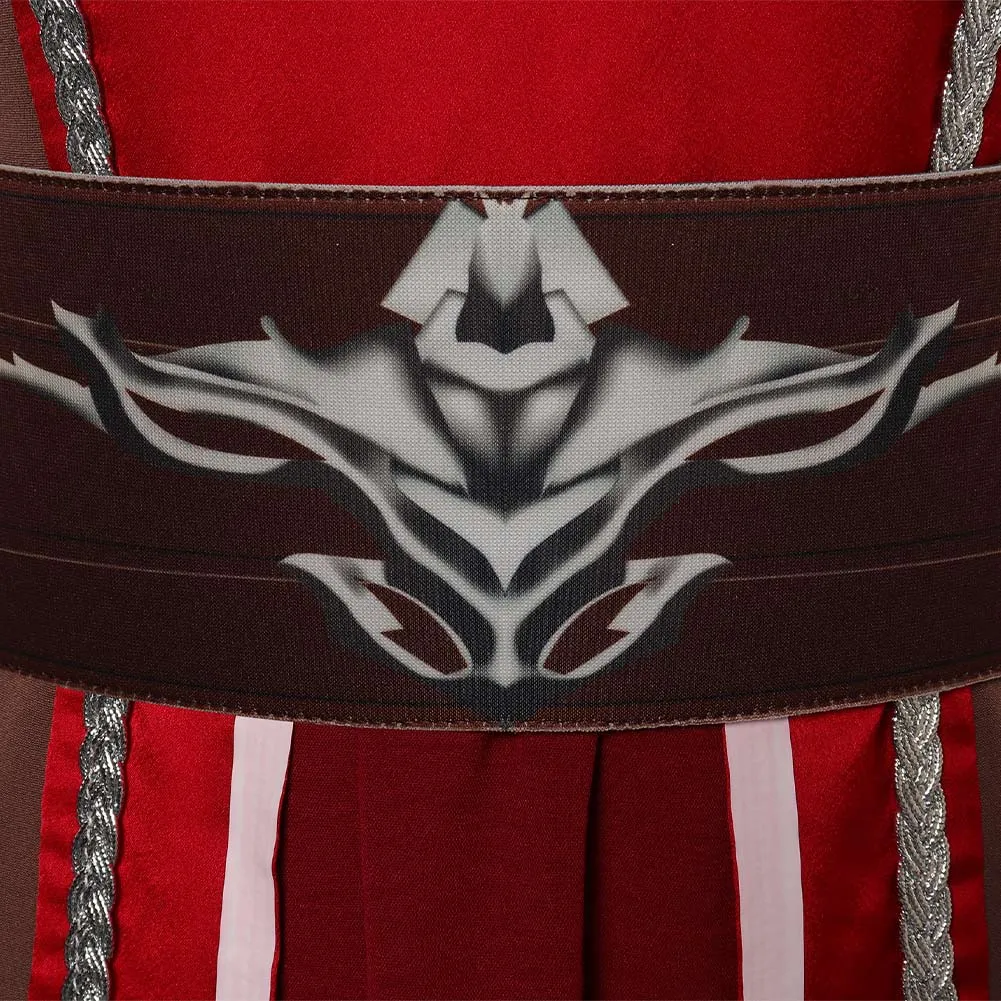 Baldur's Gate 3 Game Warlock Red Suit Cosplay Costume Outfits Halloween Carnival Suit