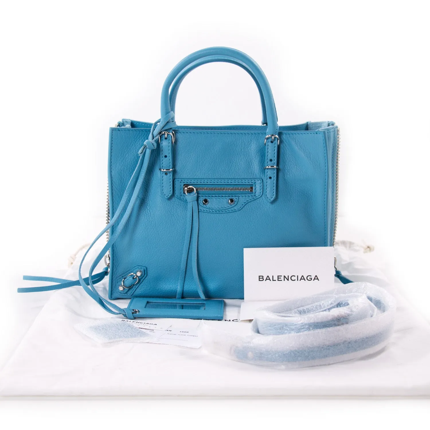 Balenciaga Mini A4 Papier Zip Around