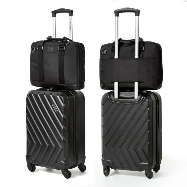 Ballistic Nylon and Leather Men's Concealed Carry Bag