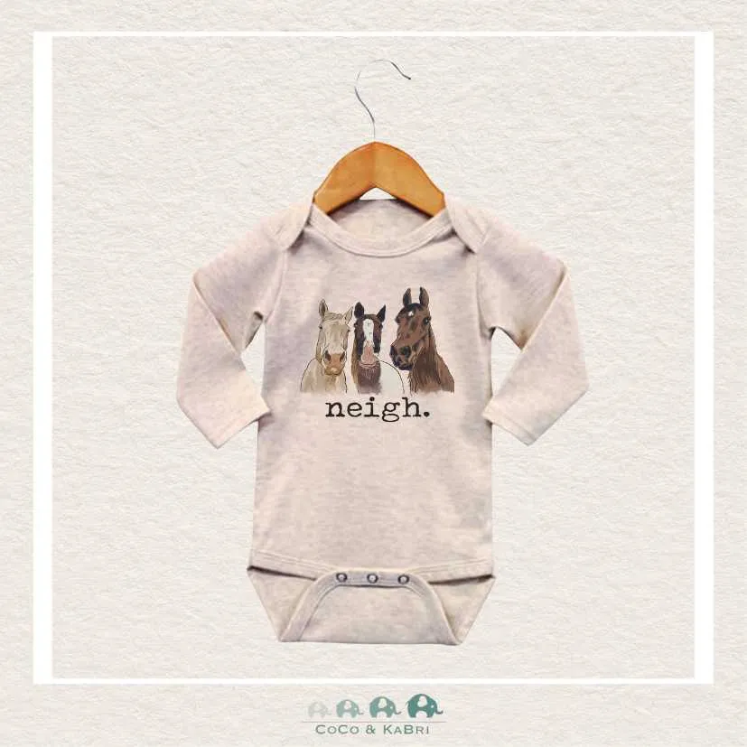 Barefoot Baby "Neigh" Horse Diaper Shirt