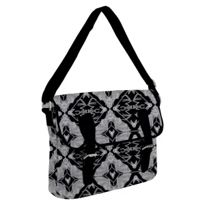 Bat Pattern Buckle Messenger Bag